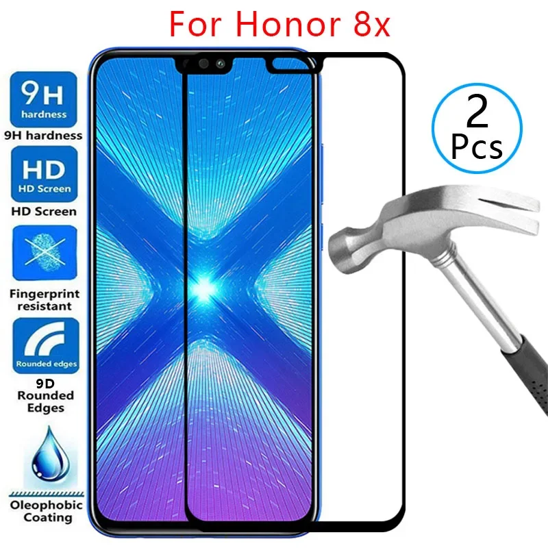 Защитный чехол из закаленного стекла 9d для huawei Honor 8x на Honor8x Honorer onor 8 x x8 6 5 защитная