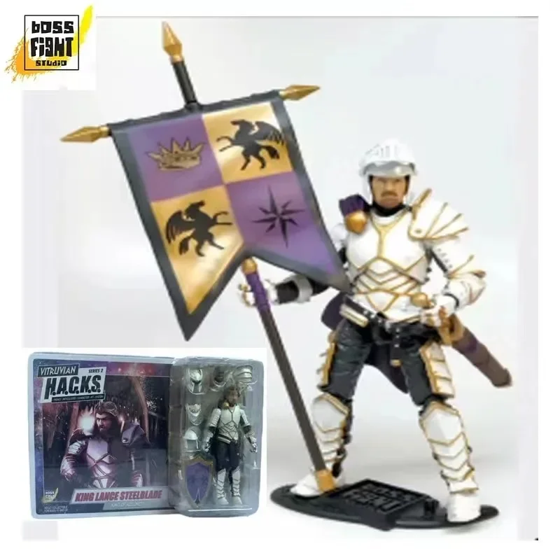 BFS аниме-фигурка 1/18 3 75 дюйма Vitruvian H.A.CK.S Series Lance Steelblade масштабная модель фигурки