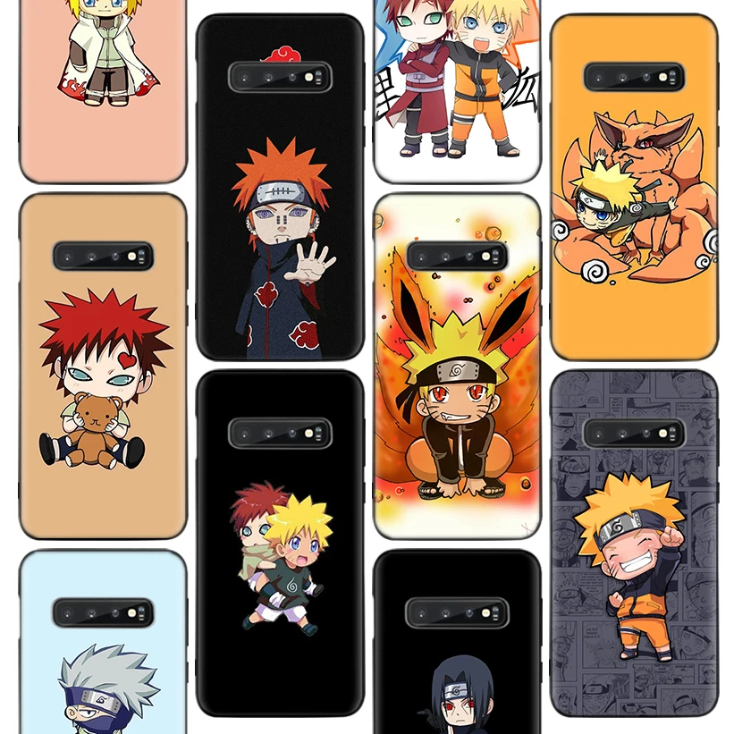 

Cartoon Cute Naruto Phone Case For Samsung Galaxy S10 Plus S20 FE S21 S22 Ultra S10E S8 S9 + S7 Edge J4 Housing Shell Coque