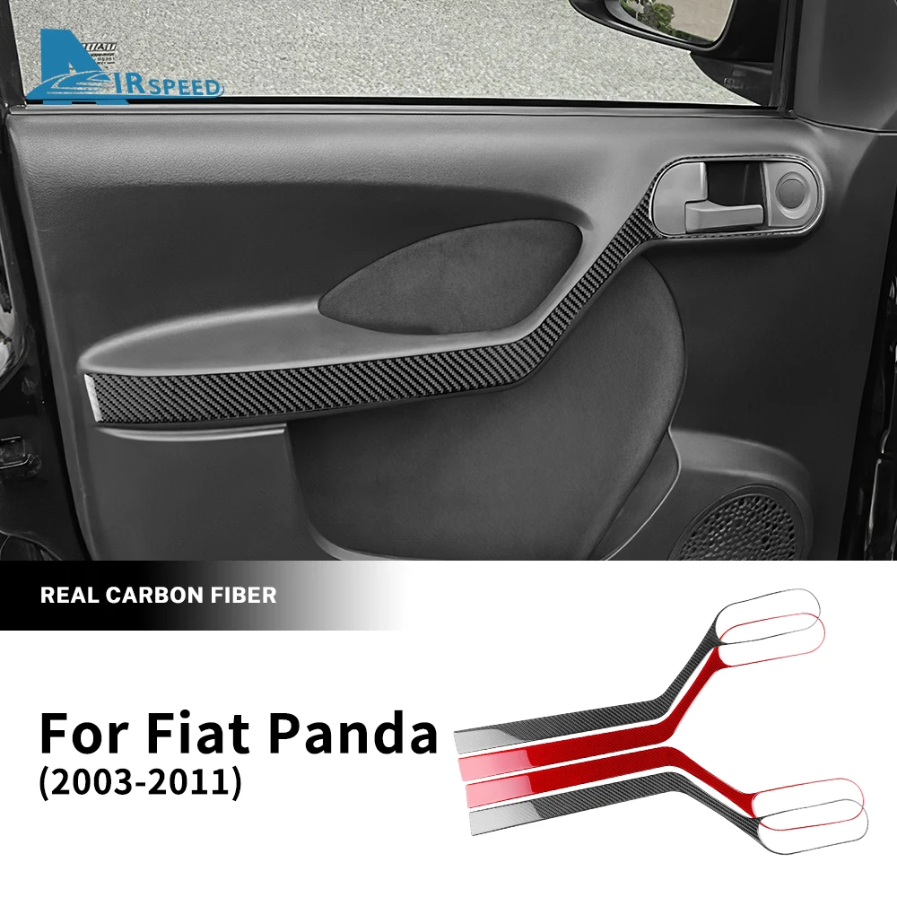 Настоящая мягкая наклейка из углеродного волокна для Fiat Panda 2003 2004 2005 2006 2007 2008 2009 2010