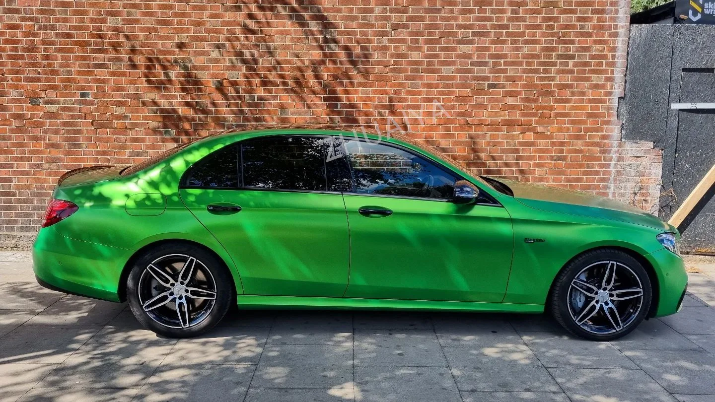 ZHUAIYA медная металлическая зеленая виниловая пленка для обертывания яркая 152*18 м