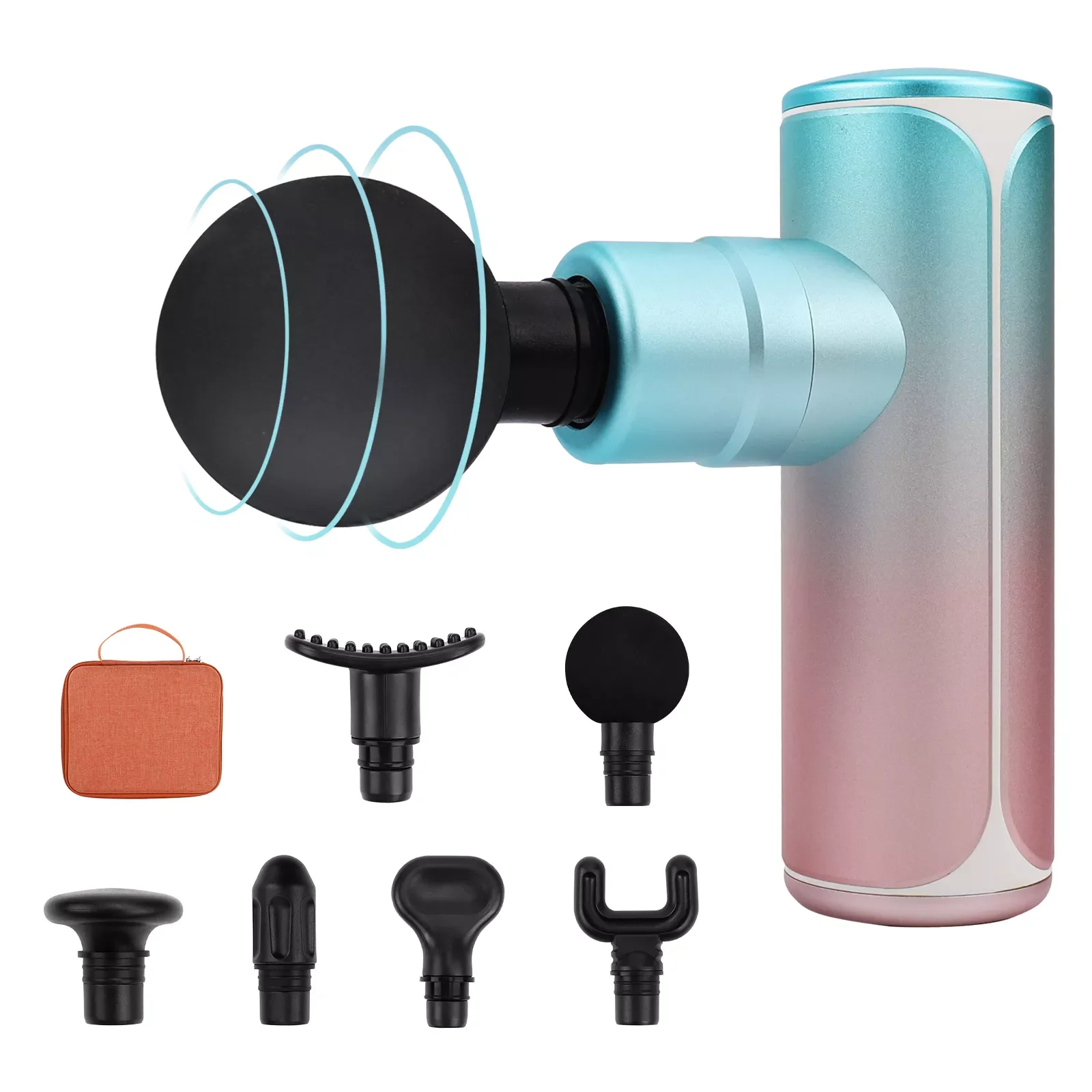 

Massage Gun MINI Electric Massager Muscle Body Relaxation Massager With EVA Bag High Frequency Pain Relieve Therapy Gun