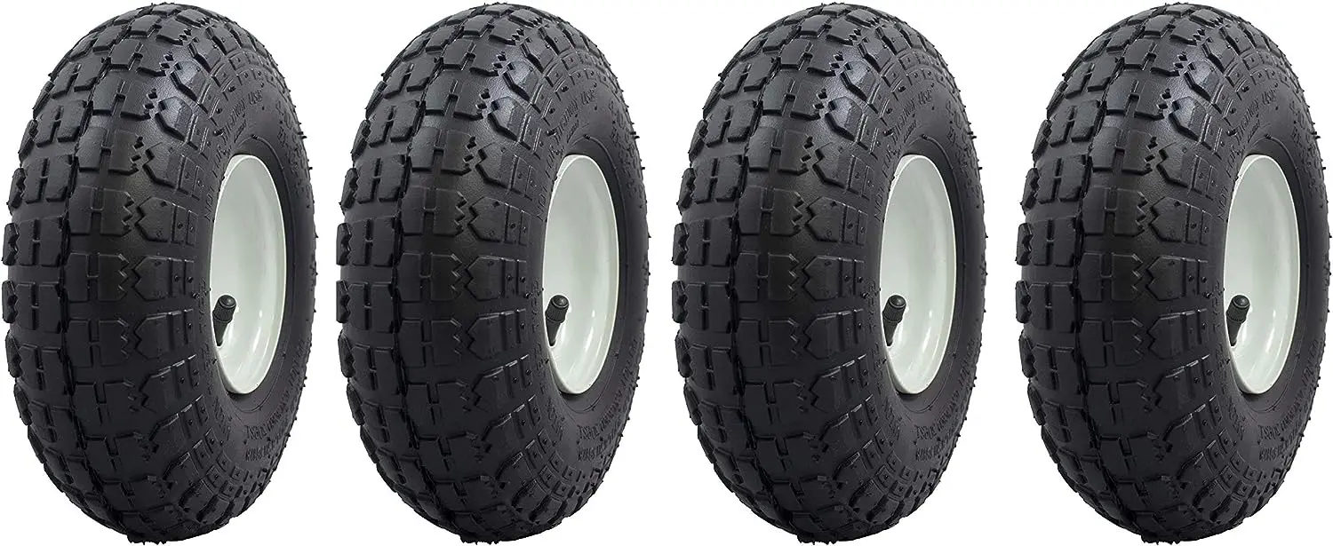 

Pack RT310 10" Pneumatic Replacement Tires for Garden Including Gorilla Cart, Black