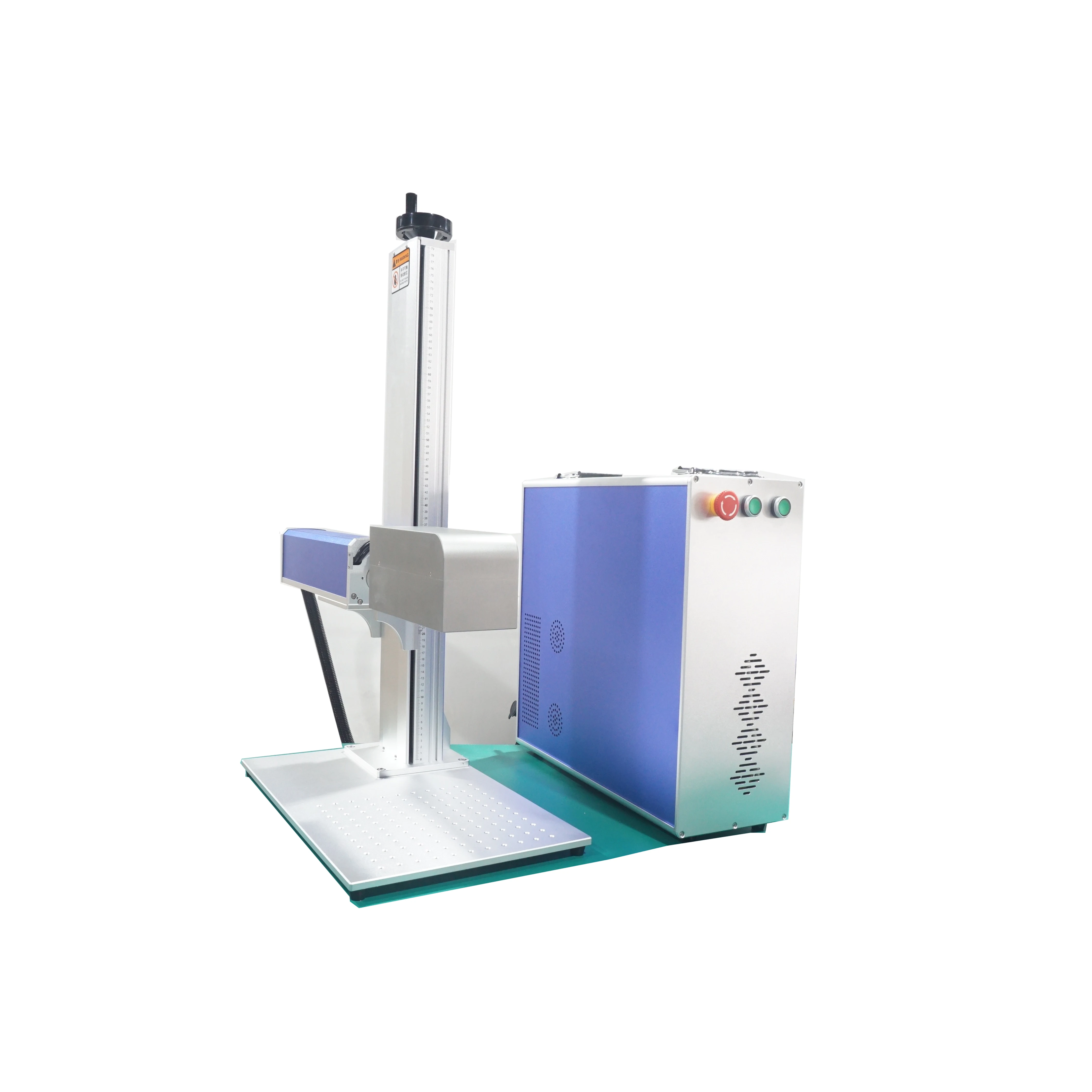 

100W JPT 3D Deep Engrave Fiber Color Laser Cutting Machine Silver Fiber Laser Marking Machine