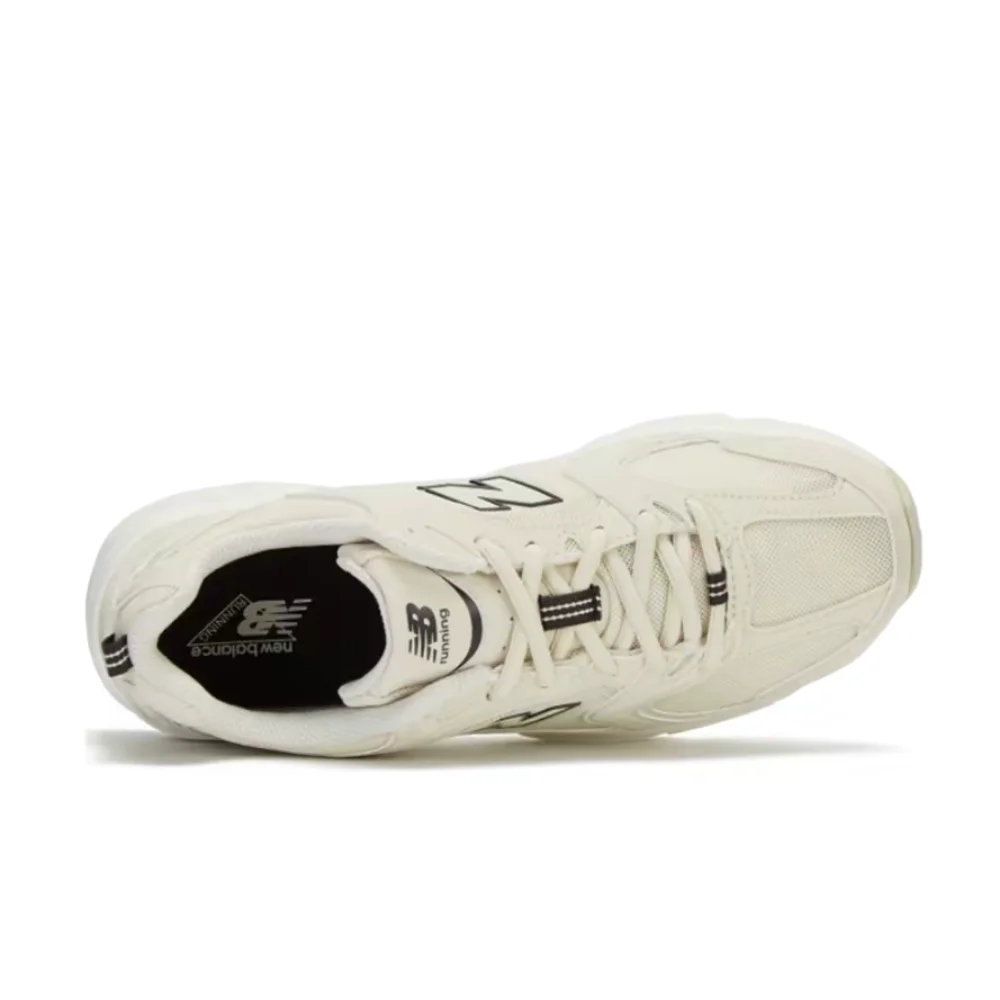 Фото Кроссовки New Balance NB530 унисекс, низкие, повседневные, для бега – бежевые, с ретро-амортизацией, дышащие, комфортные, широкая посадка (D Width) MR530SH №4