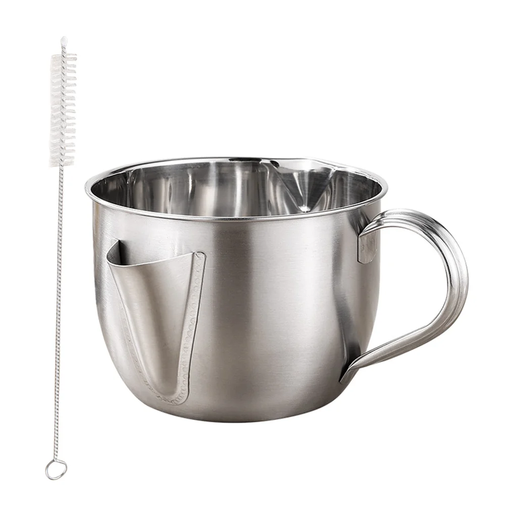 

1 pc Oil Soup Separator Multi-use Stainless Steel Durable Bowl for Restaurant Home