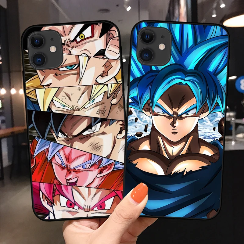 

Son Gokus D-Dragon-Ball Phone Cover For iPhone 11 12 13 Pro Max X XR XS Max 6 6S 7 8 Plus 13Mini SE Black Soft Silicone TPU Case