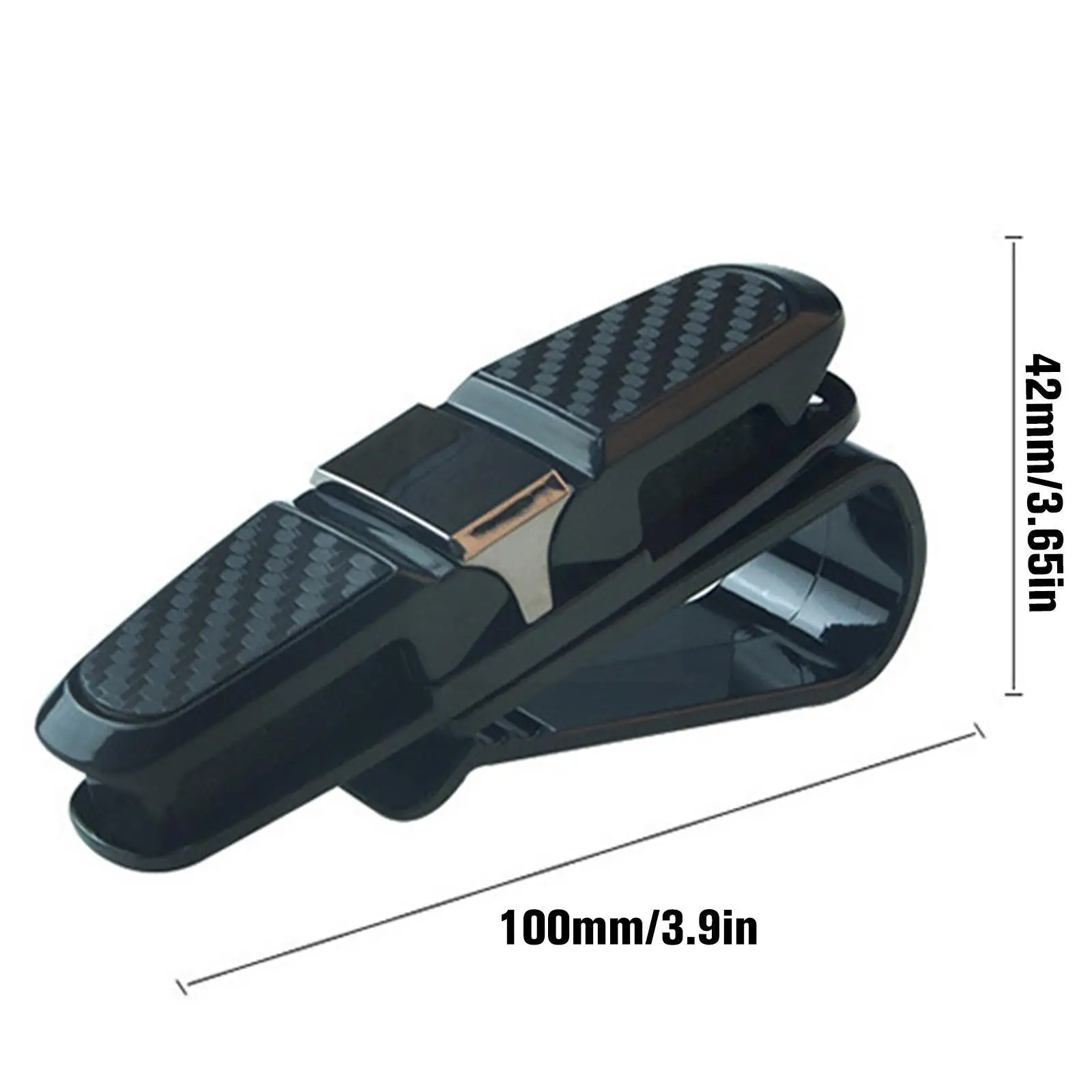 1 шт. шрам оправа для солнцезащитных очков карбоновые очки футляр для очков с двойным глазом на карточку автомобильный зажим на борту головка многофункциональный B9p5