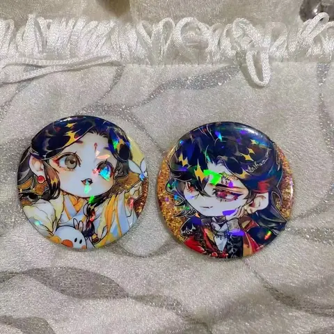 Металлические значки Благословение небес Hua Cheng Xie Lian 2 шт