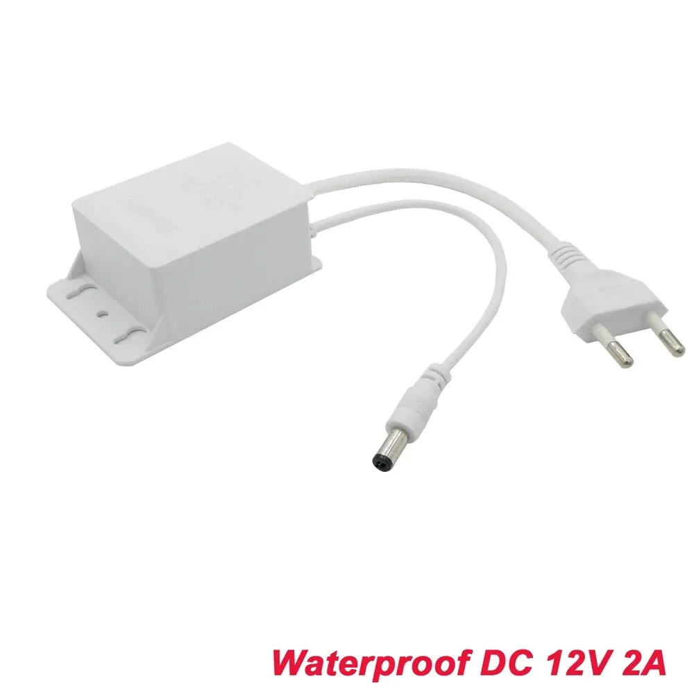 

JIENUO White DC12V Водонепроницаемый адаптер питания для камер видеонаблюдения