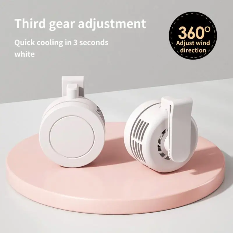 

360 Air Supply Air Conditioning Portable Endurance Three Windshields Leafless Fans Usb Charging Hanging Clip Small Fan Mute