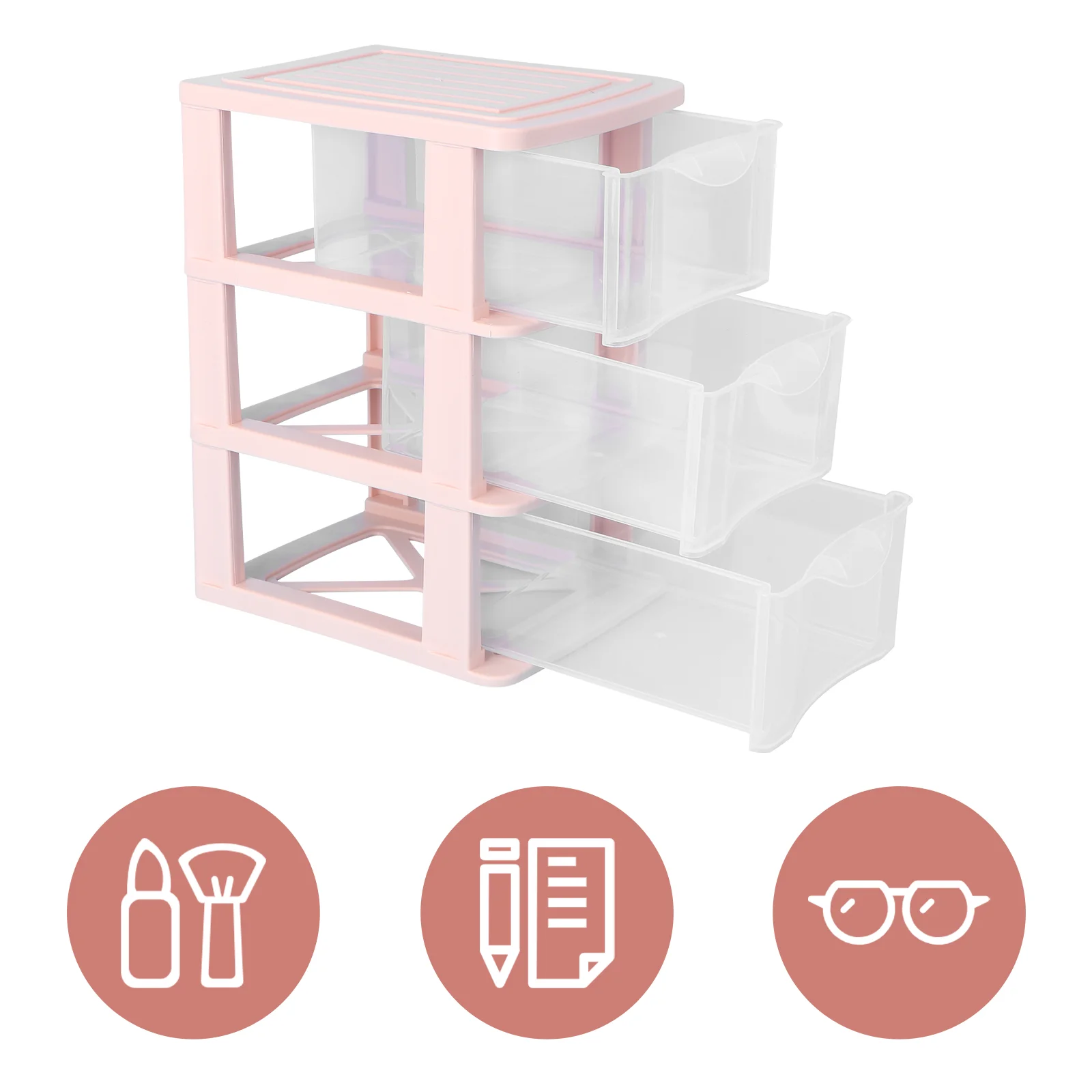 

Storage Drawer Organizer Drawers Desktop Plastic Box Cabinet Makeup Desk Office Case Unit Sundries Holder Container Containers