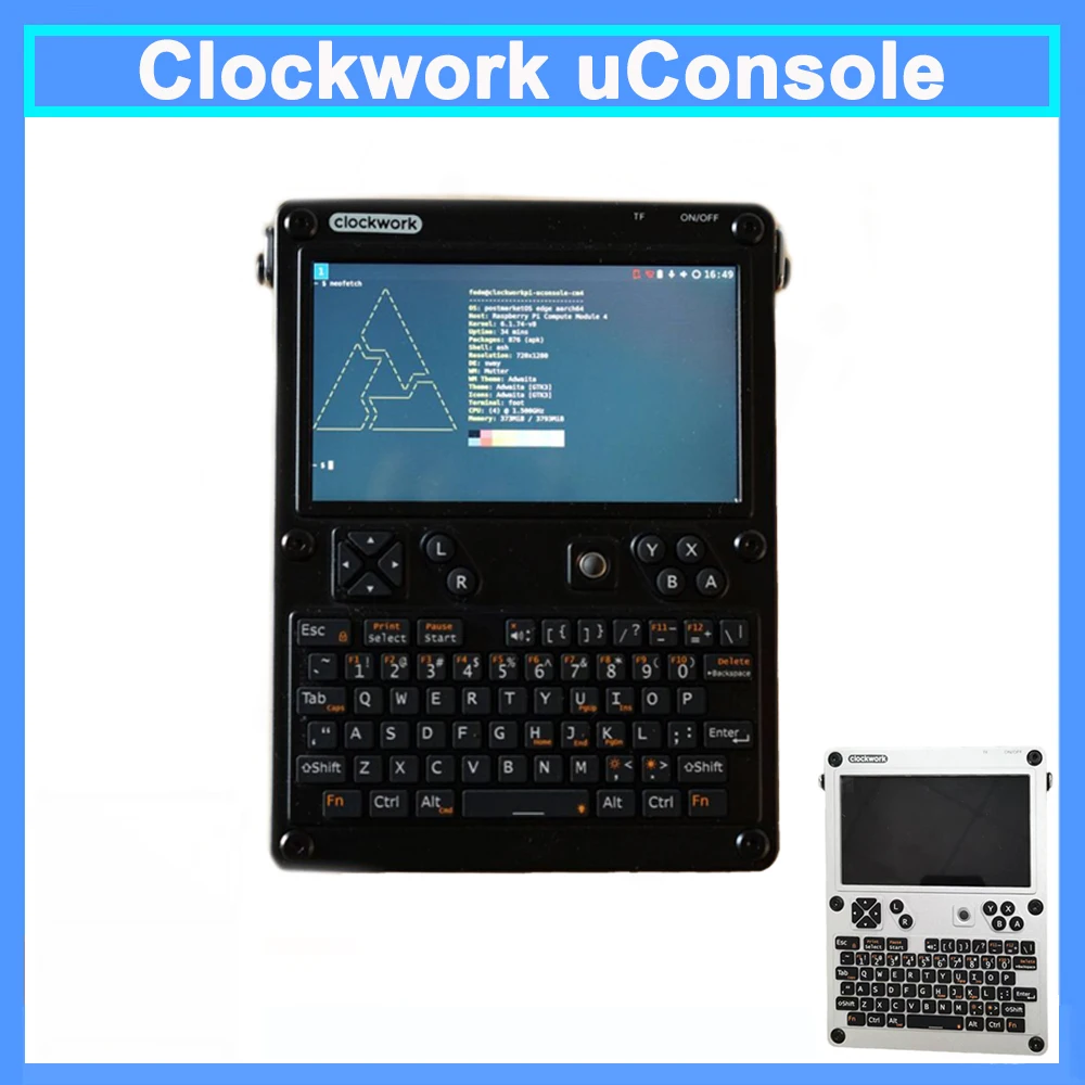ClockworkPi uConsole Cyberdeck V3.14 с Raspberry Pi CM4 Lite