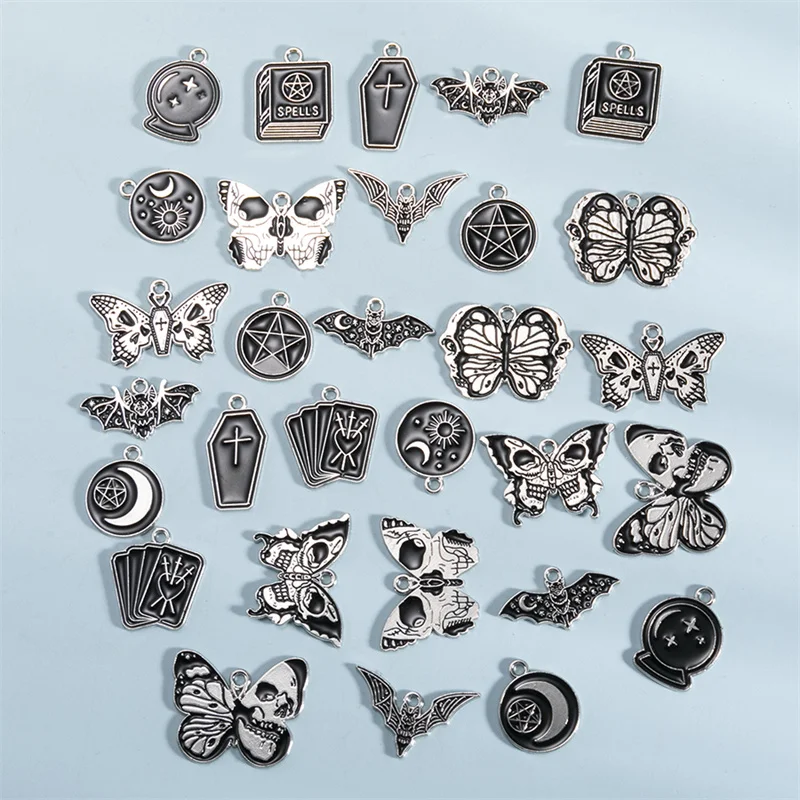 10/20 шт. смешанный стиль крест-бабочка очаровательные ювелирные изделия в стиле