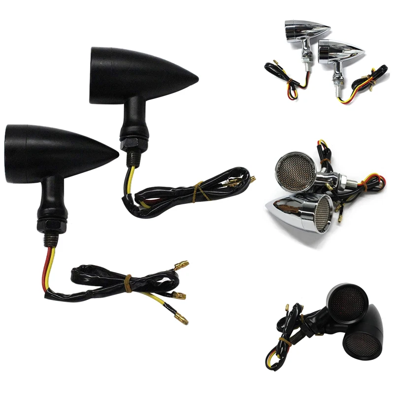 

Универсальные светодиодные указатели поворота для мотоциклов, указатели поворота для Cruiser, Kawasaki, Yamaha, Suzuki