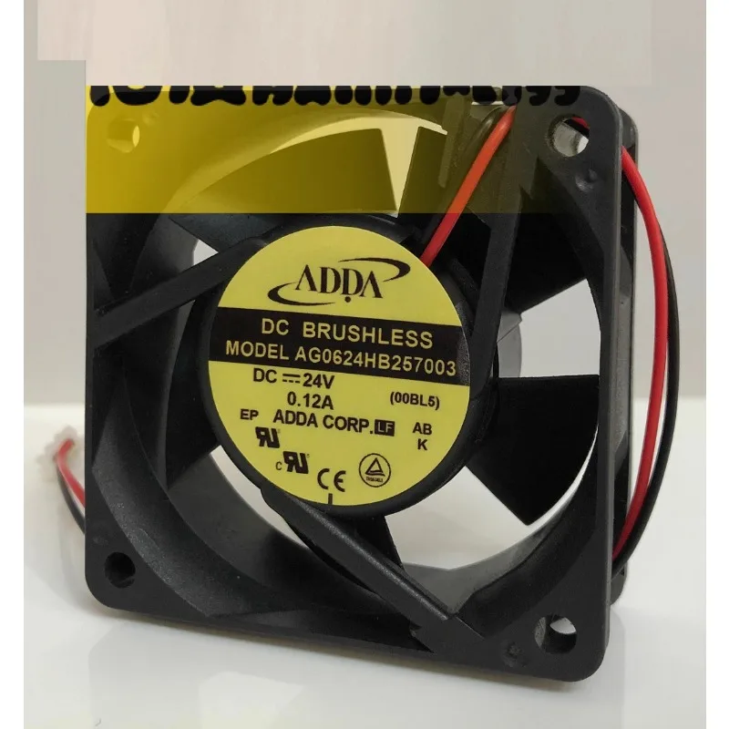 Оригинальный вентилятор охлаждения для AG06024HB257003 ADDA 6025 24 В 0.12A охлаждающий 60*60*25 мм