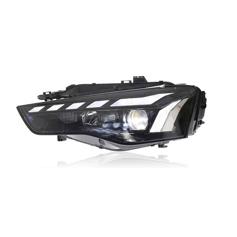 Стайлинг автомобиля фары для Audi A5 2008-2016 новый стиль RS5 полностью светодиодный DRL