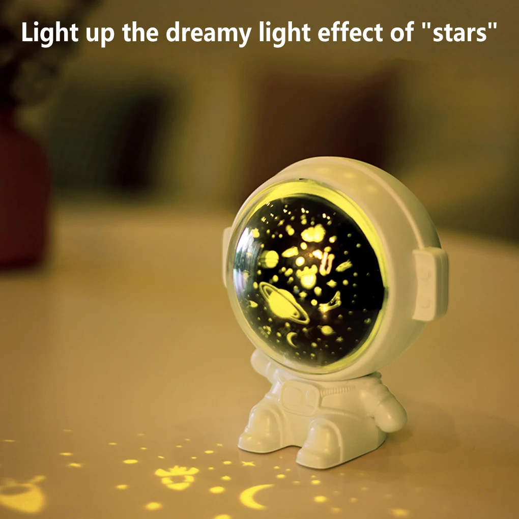 

Star Projection Light Portable Cute 1200mAh Rotary Angle Adjustable Type-C Interface Home Bedroom Ambient Lamp Pink