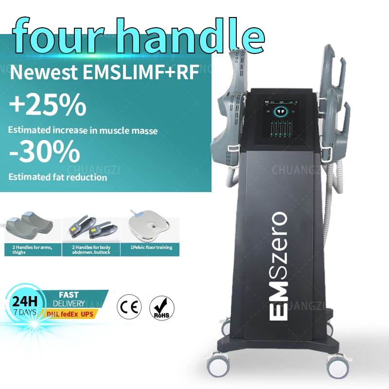 

Emslim Pro EMS Bodysculpt Muscle Stimulator Electromagnetic EmsZERO RF EMS Fat Burner 7 Tesla Fat Loss Sculpting Machine