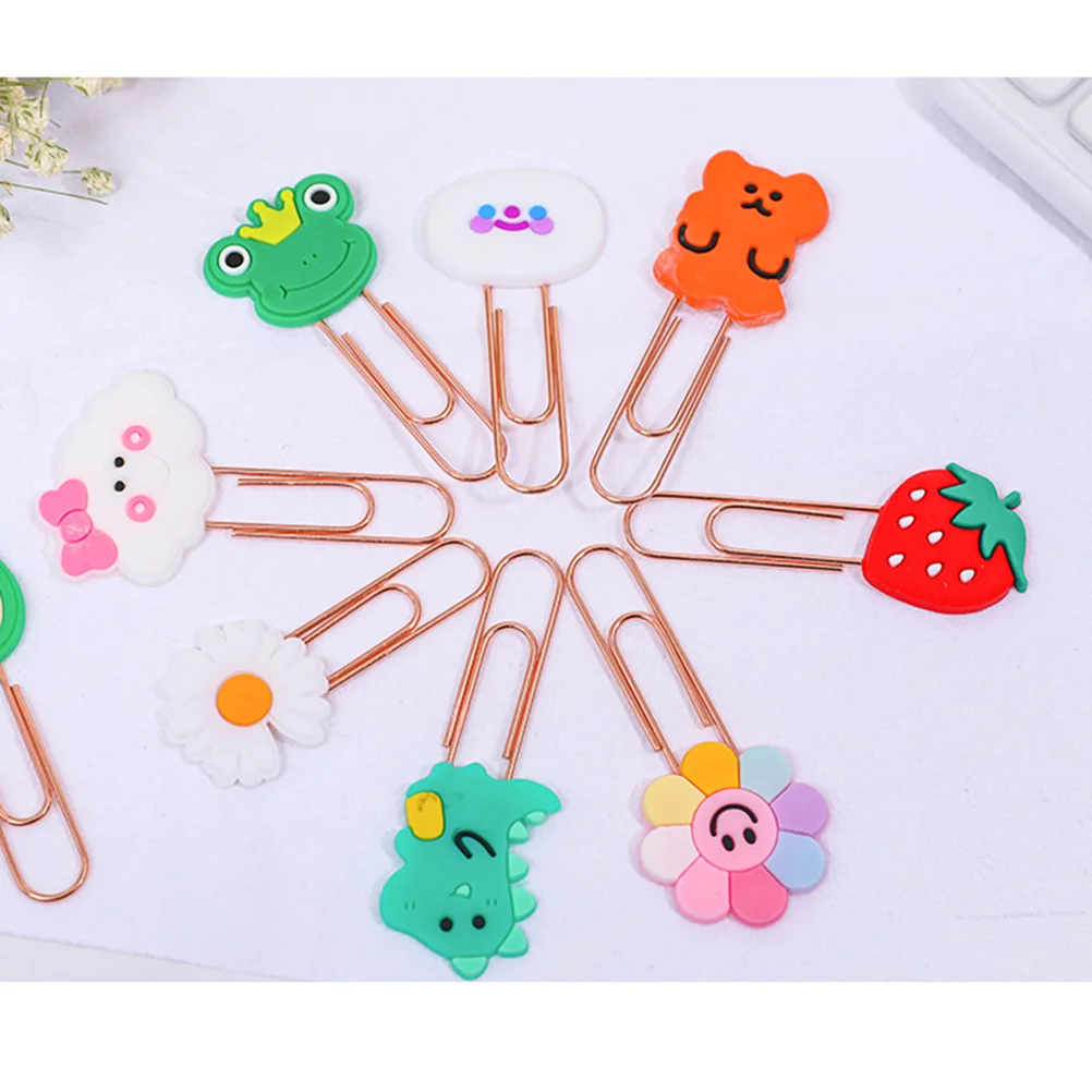 

Clip Paper Clamp Clips Book Bags Metal Marker Stationery Calendar Fixing Invoice Memo Small Marking Funny Holders Wire Ticket