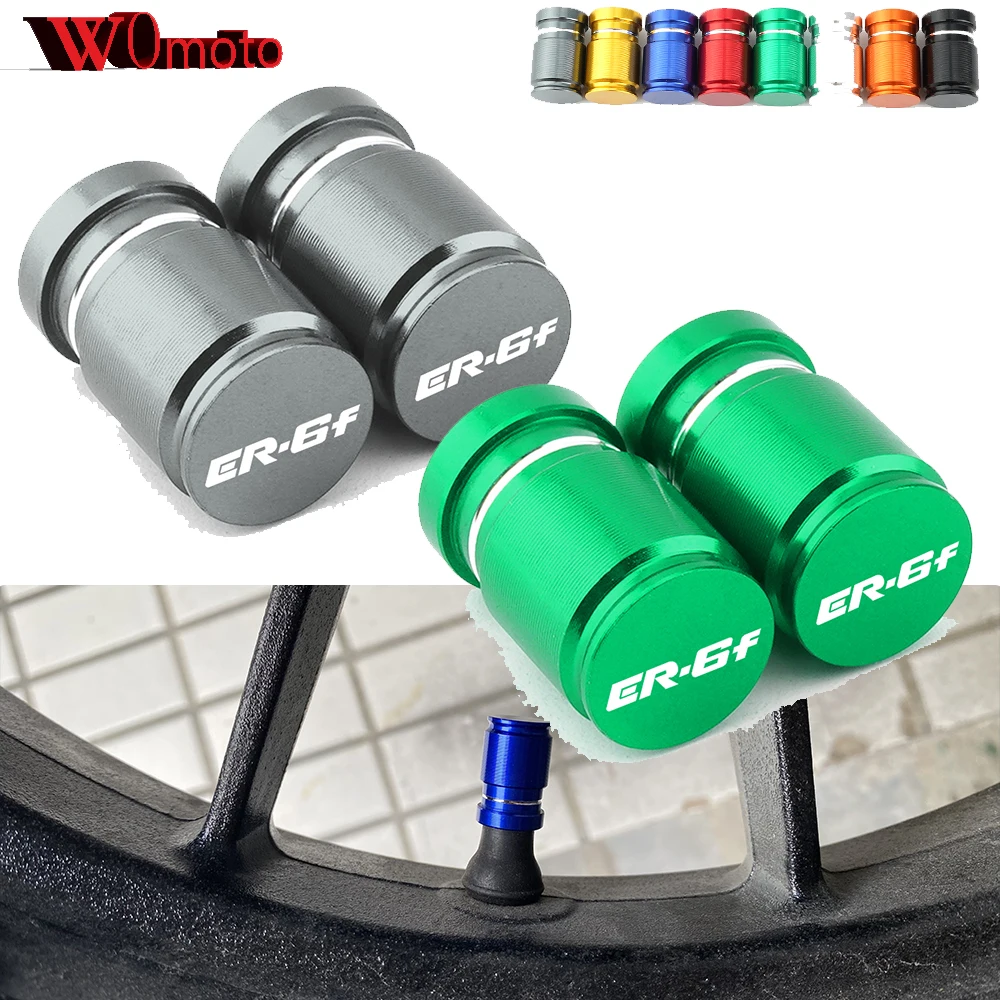 

Для KAWASAKI ER-6F ER6F ER 6F ABS 2009 2015 -2022 новейшие колпачки пневматических клапанов мотоциклетных шин CNC крышка пылезащитных стеблей для колес