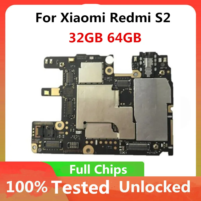 Бесплатная доставка Для материнской платы Xiaomi RedMi S2 100% разблокированная