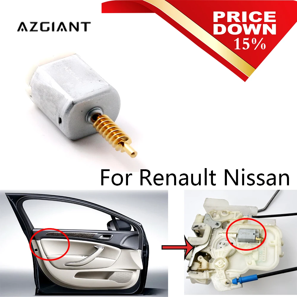 

Car Centre Door Lock Motor for for 2003-2020 Nissan Titan Murano Micra Armada TIIDA VERSA Qashqai for 2005-2020 Renault Clio