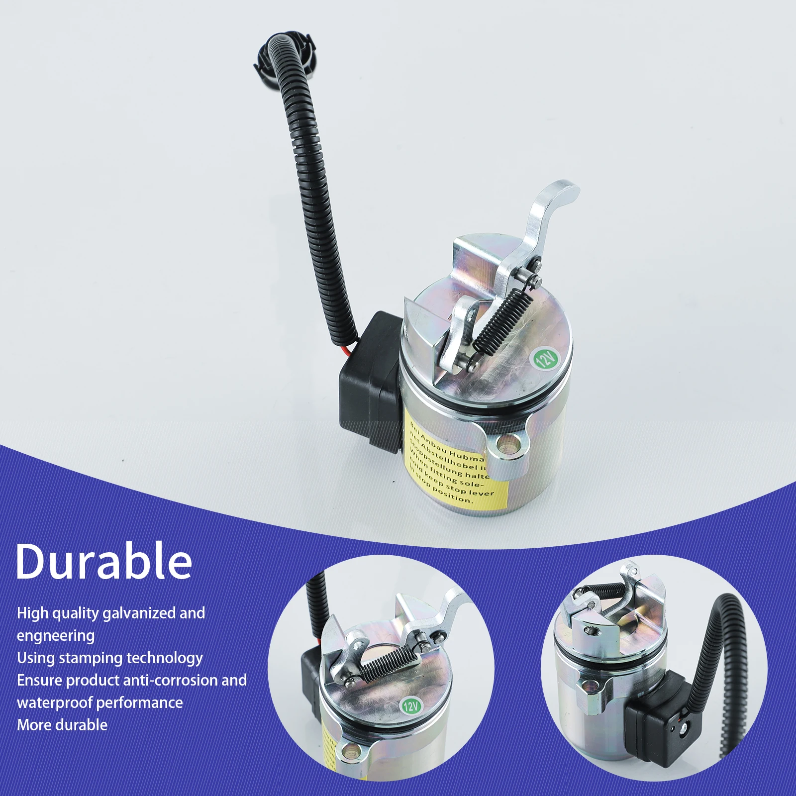 04287583 Соленоид отключения подачи топлива 12 В 04287116 04102390 Для двигателя Deutz 1011 2011