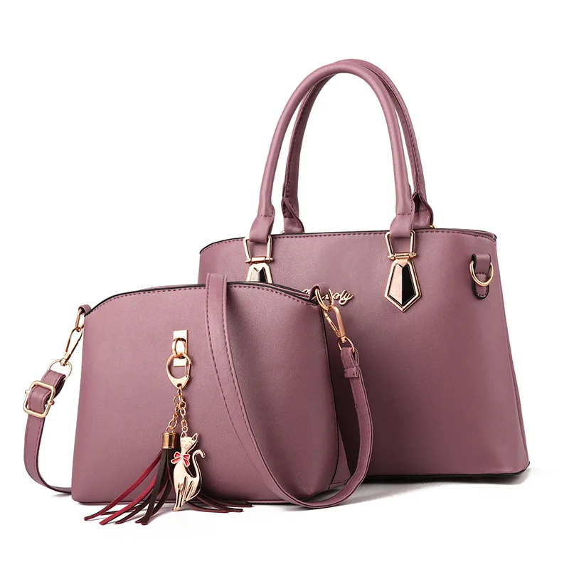 Hot Brand 2 in 1 Set Bags Women Handbag Ladies Messenger Cro