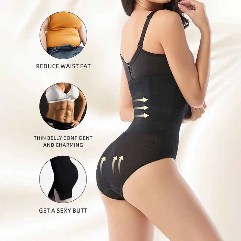 Корректирующее белье для женщин Утягивающее живот Трусики с высокой талией