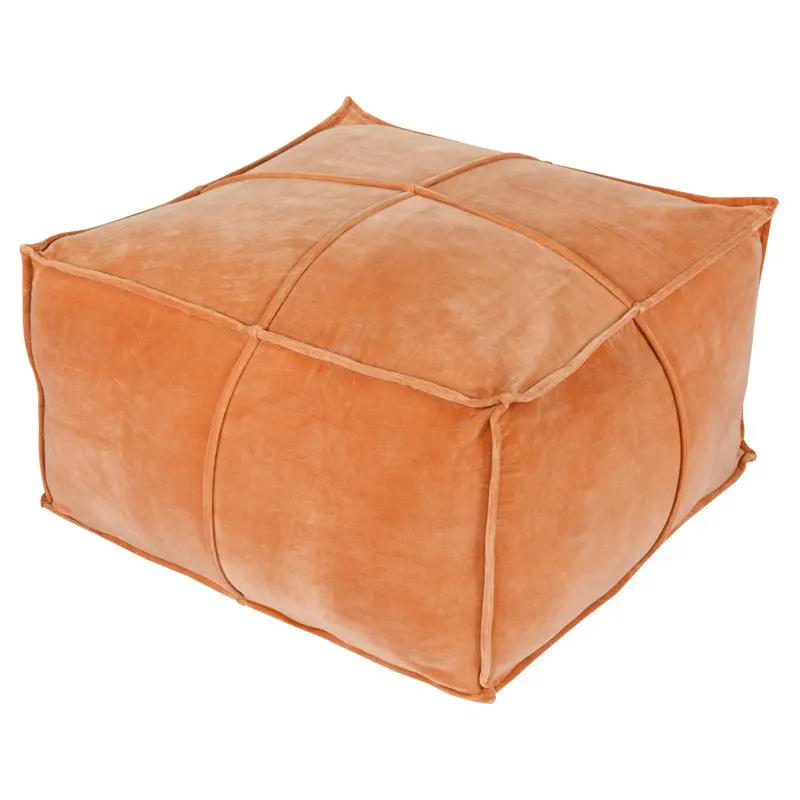 

Cotton Velvet Square Pouf