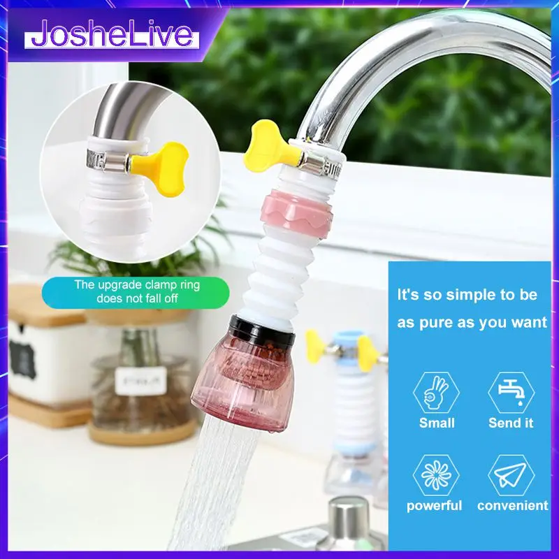 Soft Rubber Faucet Filter 360 Rotating Faucet Extenders Nozzle Spouts Sprayers Mini Tap Diffuser Kitchen Sink Accessories