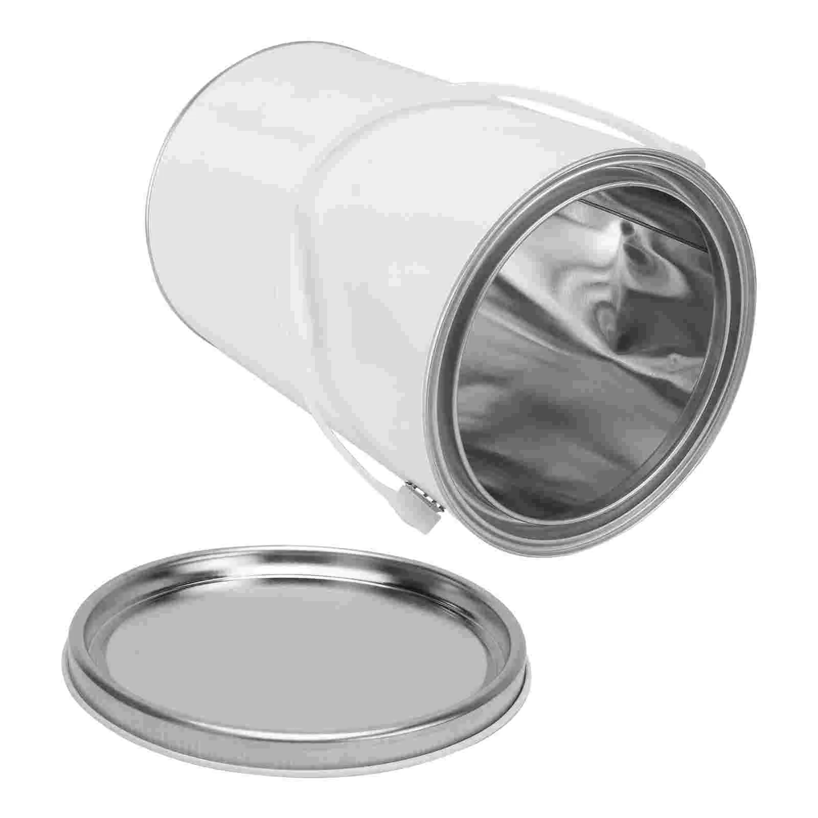 

Cans Can Oil Metal Empty Tins Carnival Bucket Airtight Storage Container Coat Containers Kitchen Artprimer Brush Supplies Blue