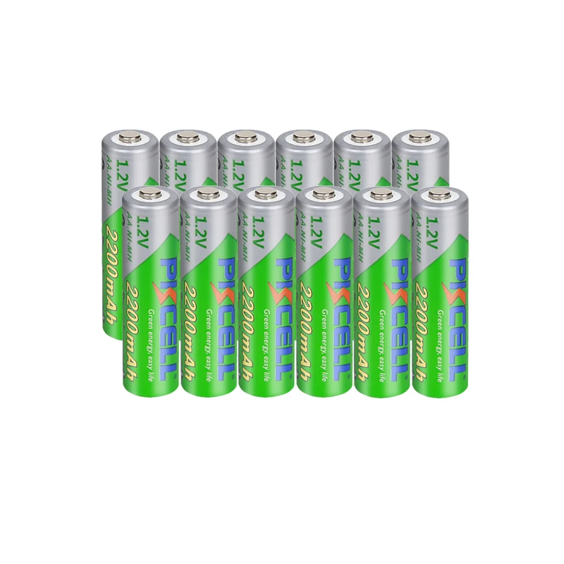 

Аккумуляторы PKCELL aa Ni-MH 1,2 в, 2200 мАч, 12 шт.
