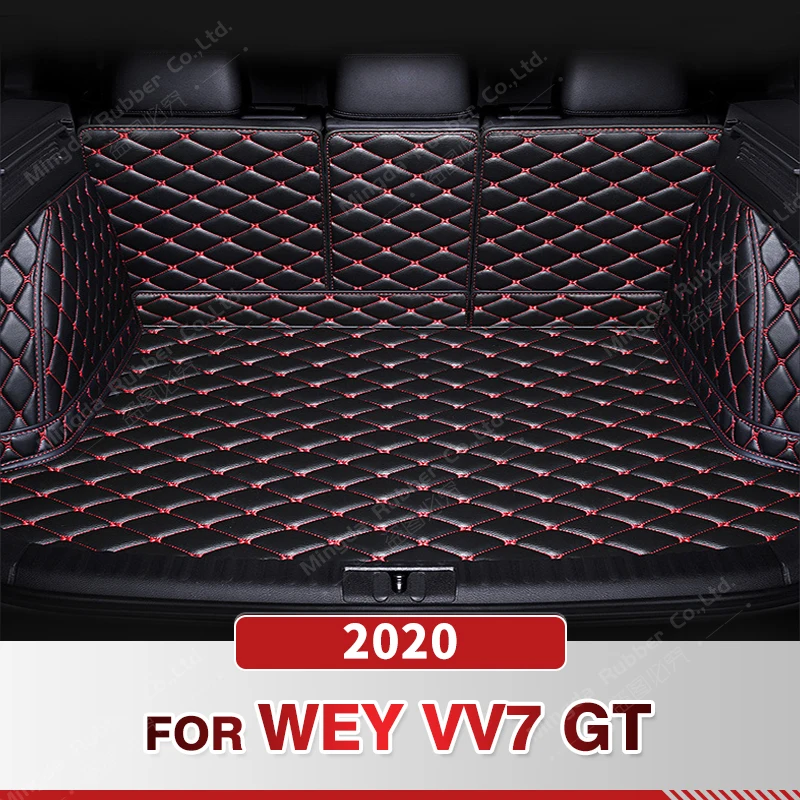 Автомобильный коврик для багажника с полным покрытием для WEY V7 GT 2020, кожаный чехол для багажника автомобиля, коврик, подкладка для груза, защитные аксессуары для интерьера