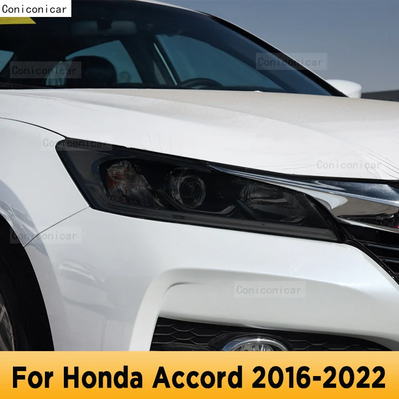 

For Honda Accord 2016-2022 TPU Car Exterior Headlights Anti-Scratch Protective Film Cover Headlamps Repair Accessories Sticker