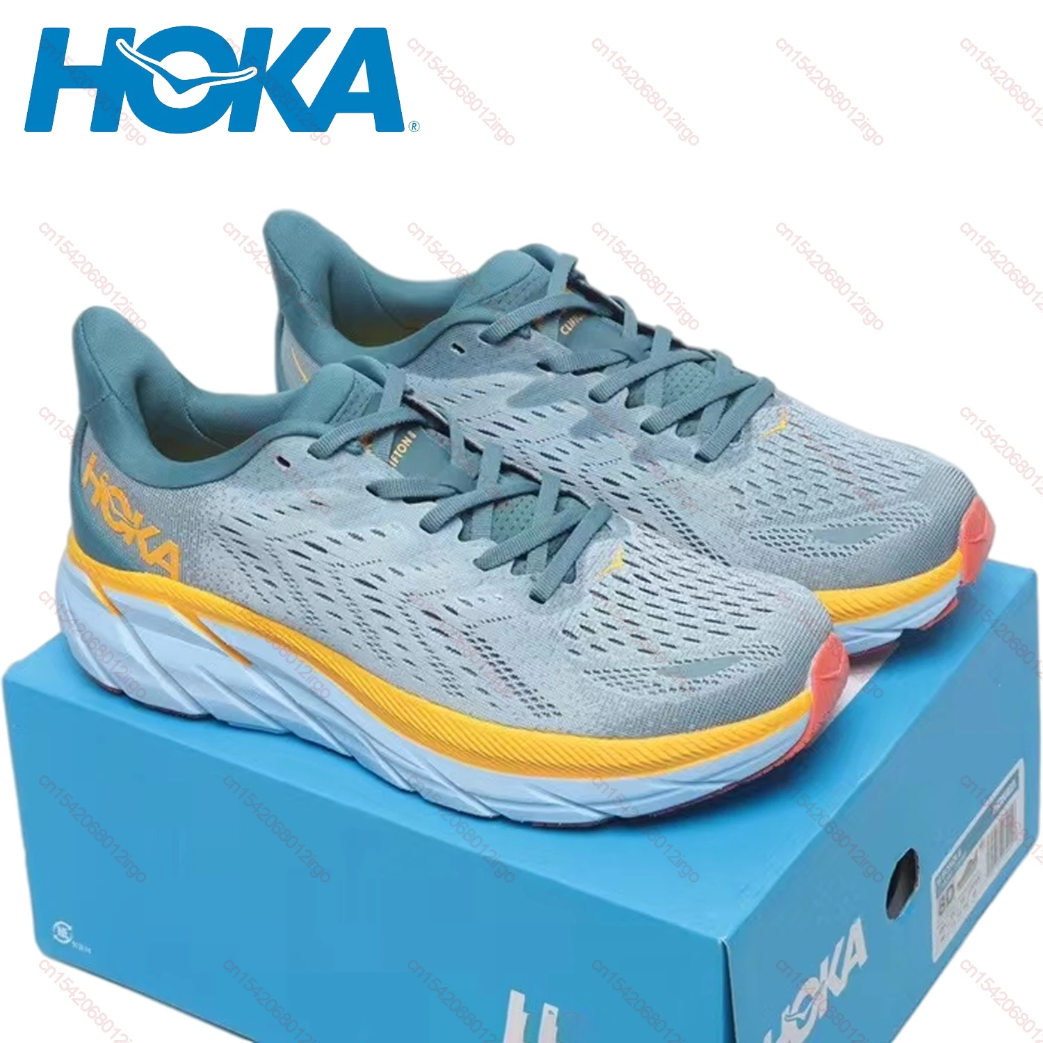 HOKA Clifton 8 Men Sneakers Cushioning Running Mesh Breathable Durable Casual Outdoor Sports Marathon Light Road Training Shoes