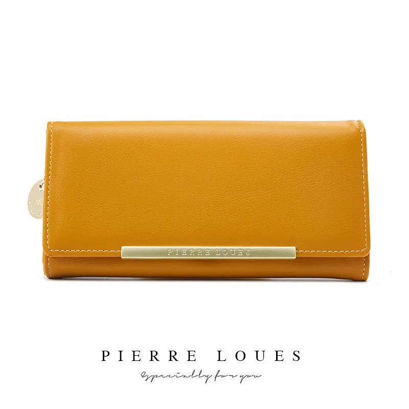 

Роскошный кожаный кошелек для женщин, женские кошельки с несколькими отделениями, кошелек унисекс с держателем для карт, женские кошельки, длинный клатч