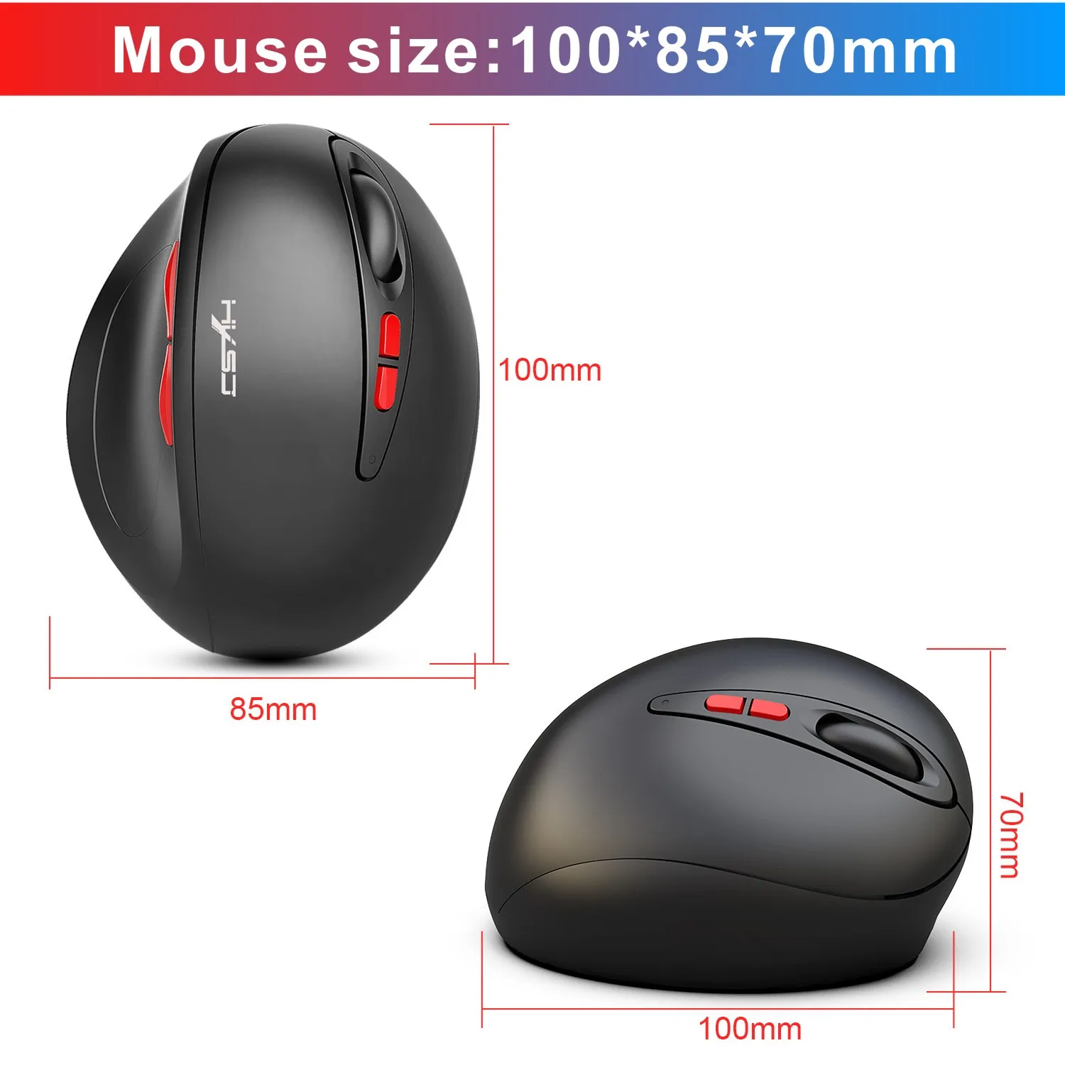 wireless gaming mouse ergonomic rechargeable gamer mause 7 key magic vertical usb mouse for pc laptop notebook computer desktop free global shipping