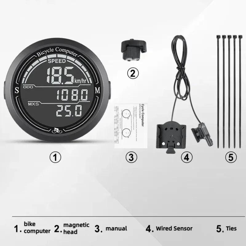 Компьютер для шоссейного велосипеда ночник водонепроницаемый точный секундомер