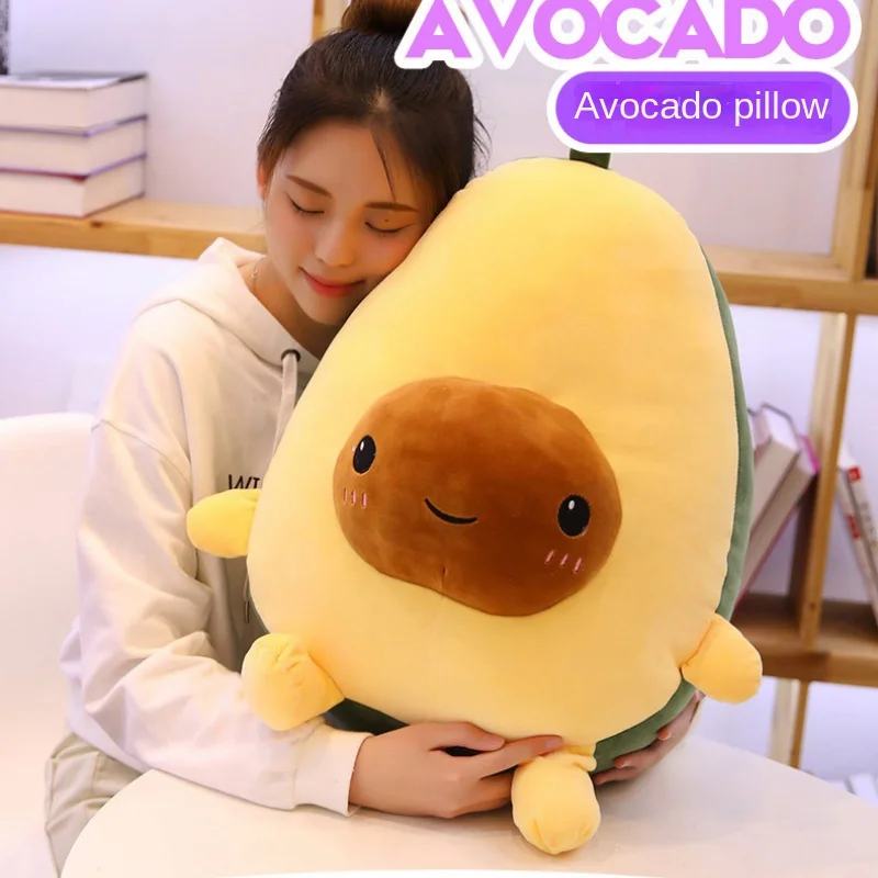 

30-60cm Cute Avocado Plush Pillow Soft Stuffed Toy Pause Office Nap Sleep Pillow Cushion For Kid birthday christma Gift