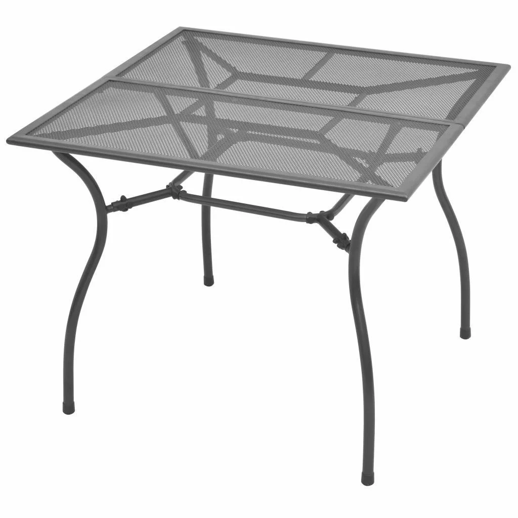 

Outdoor Dining Table Steel Mesh 35.4"x35.4"x28.3"