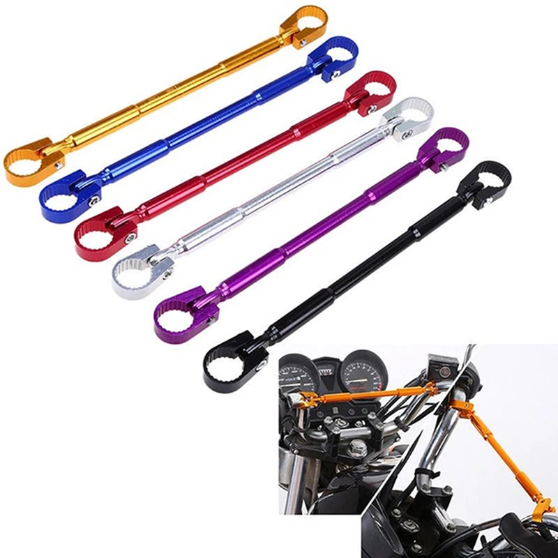 

Hot Motorcycle Bike Handlebar Cross Bar Steering Wheel Strength Lever for most 7/8" 22mm handlebar motorcycles New 2021