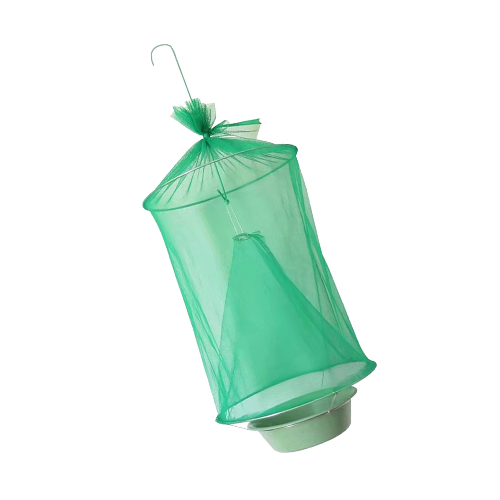 

Food Bait Flay Catcher Cage Outdoor Hangable Reusable Stable Ranch Fly Catcher Cage Reusable Fly Trap Food Bait Flay Catcher