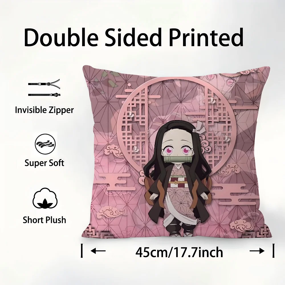 Наволочка Demon Slayer K-Kimetsu No Yaiba плюшевая