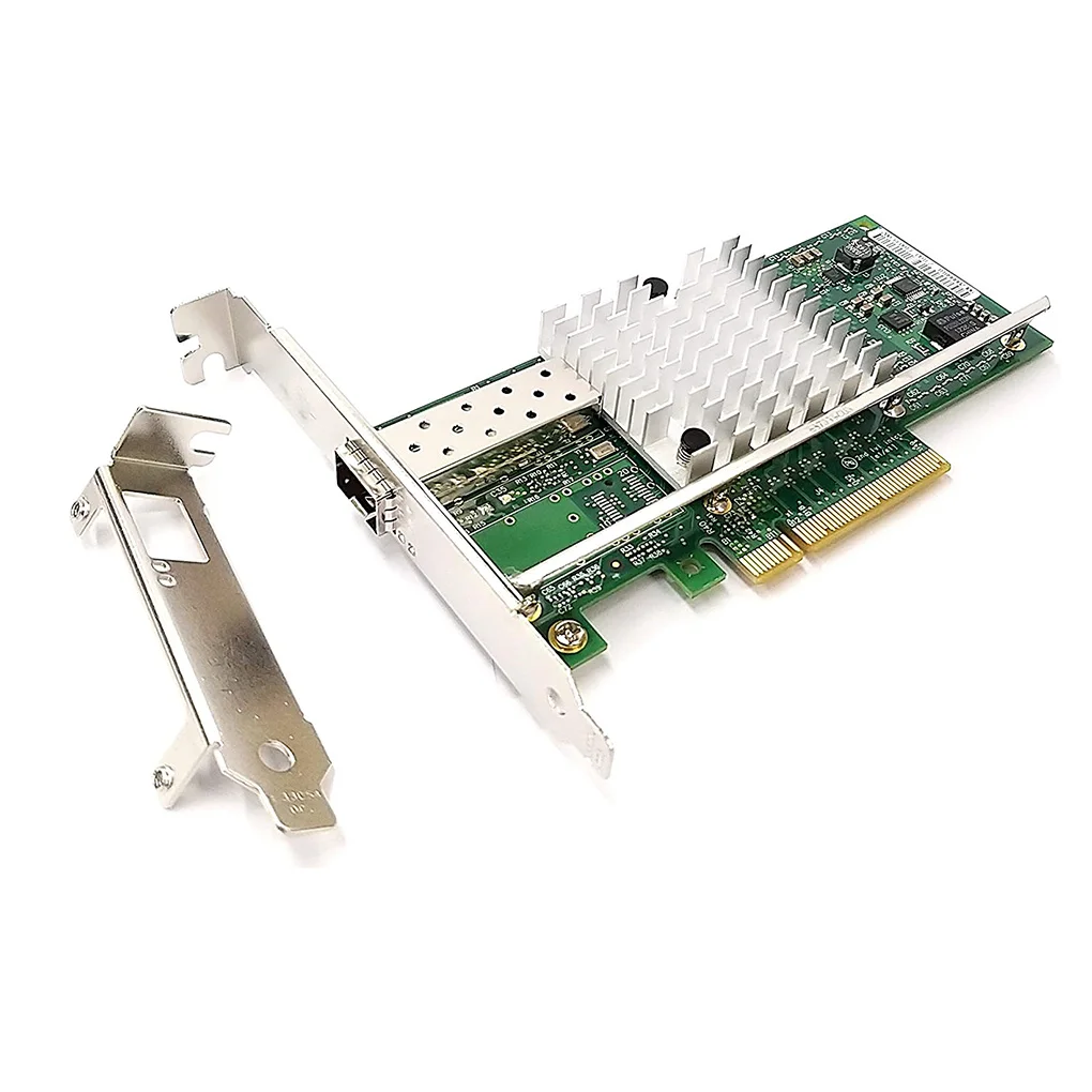 10Gb PCI-E Network Card Network Module for X520-DA1 Network Adapter with Low & High Profile Bracket Computer Accessory
