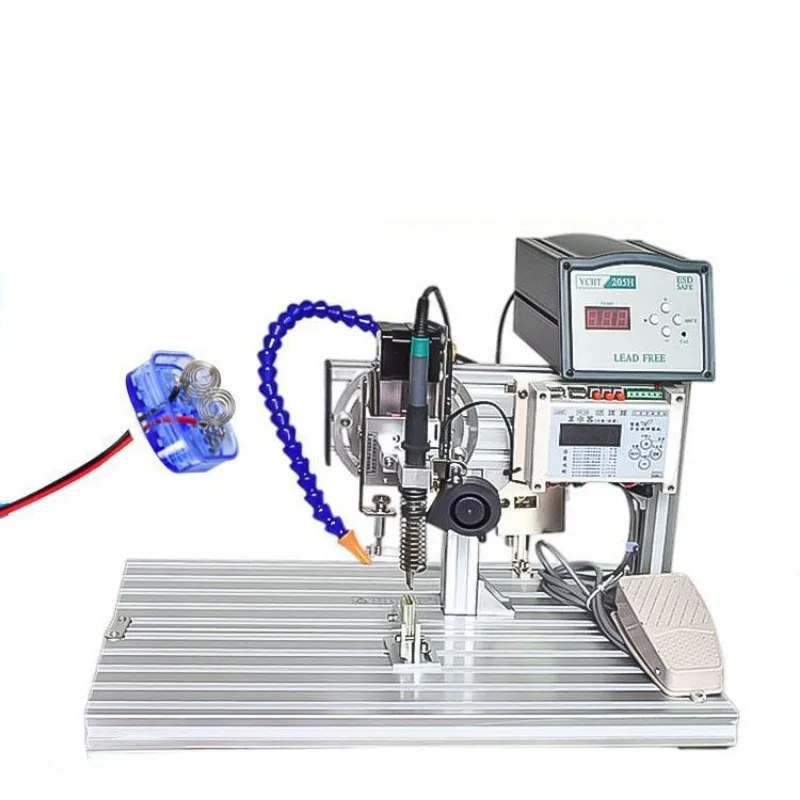 

Semi-automatic USB Connector Electrical Cables Soldering Machine USB Wire Making Tin PCB/LED/Robot Welding Machine