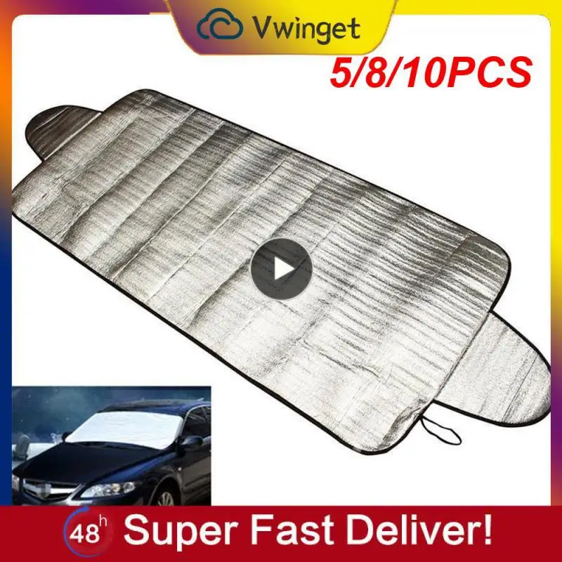 

5/8/10PCS Frost-proof Car Snow Cover Durable Practical Auto Protector Portable Universal Auto Exterior Accessories For Car