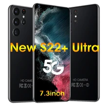 NEW S22+ Ultra 5G 7,3 inch Smartphone Globale Version 16+512GB Mobile phones 6800mAh Netzwerk Entsperren Celular handys Phone