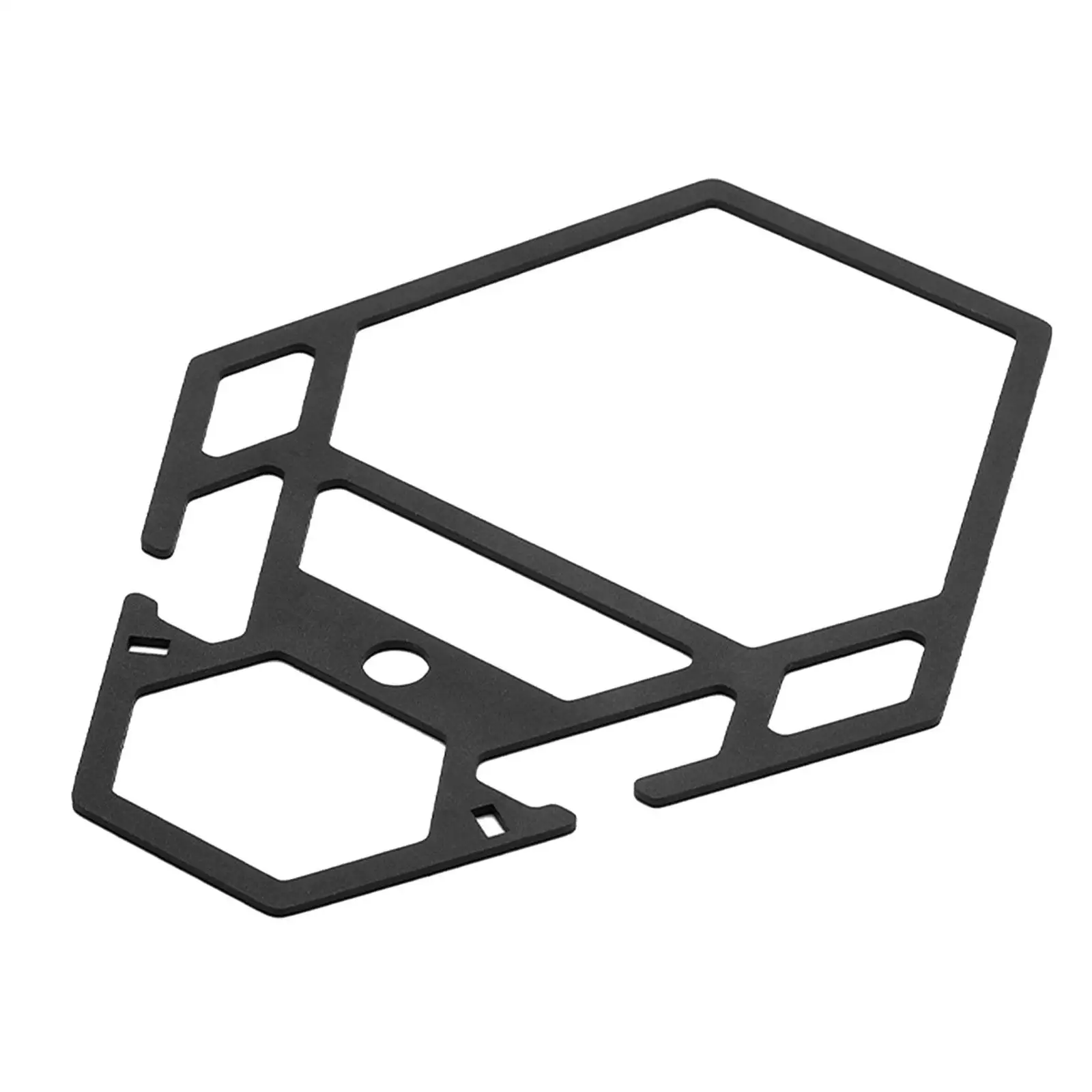 

Triangle Rack Lightweight with Hole Organizer Hook Utensils Storage Rack for BBQ Travel Camping Backpacking Outdoor Activities